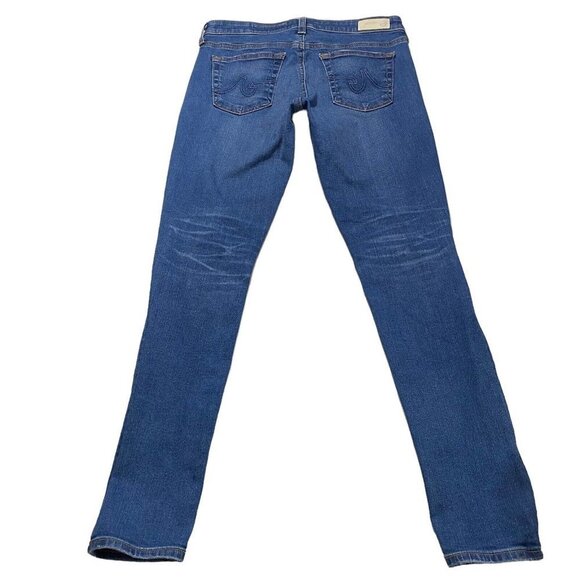 AG Adriano Goldschmied Jeans Women Sz 27R The Legging Ankle Super Skinny Ripped - Picture 11 of 16